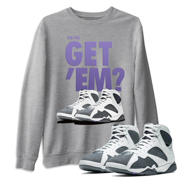 Jordan 7 Flint Sneaker Match Tees Did You Get Em SNRT Sneaker Tees Jordan 7 Flint SNRT Sneaker Release Tees Unisex Shirts