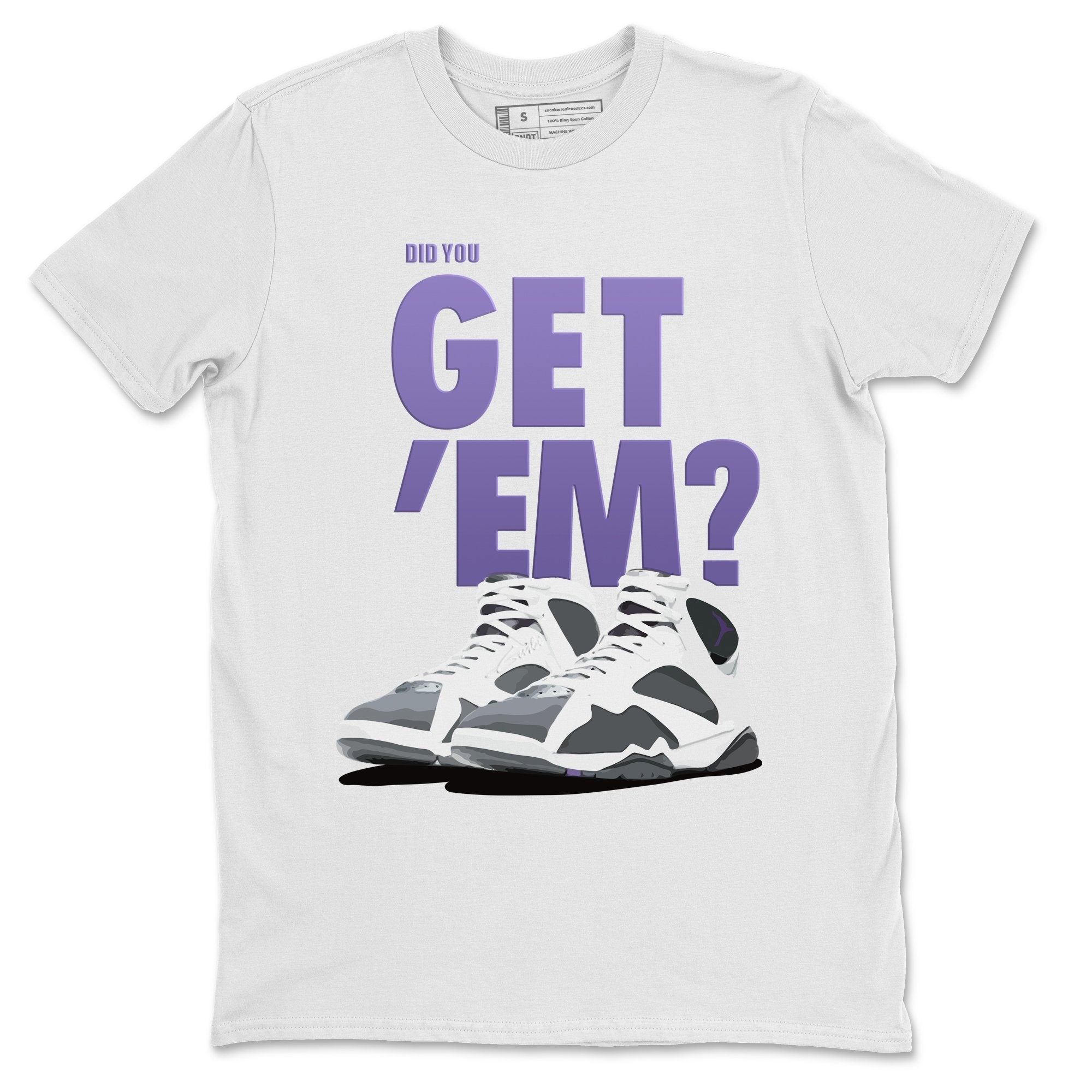 Jordan 7 Flint Sneaker Match Tees Did You Get Em SNRT Sneaker Tees Jordan 7 Flint SNRT Sneaker Release Tees Unisex Shirts