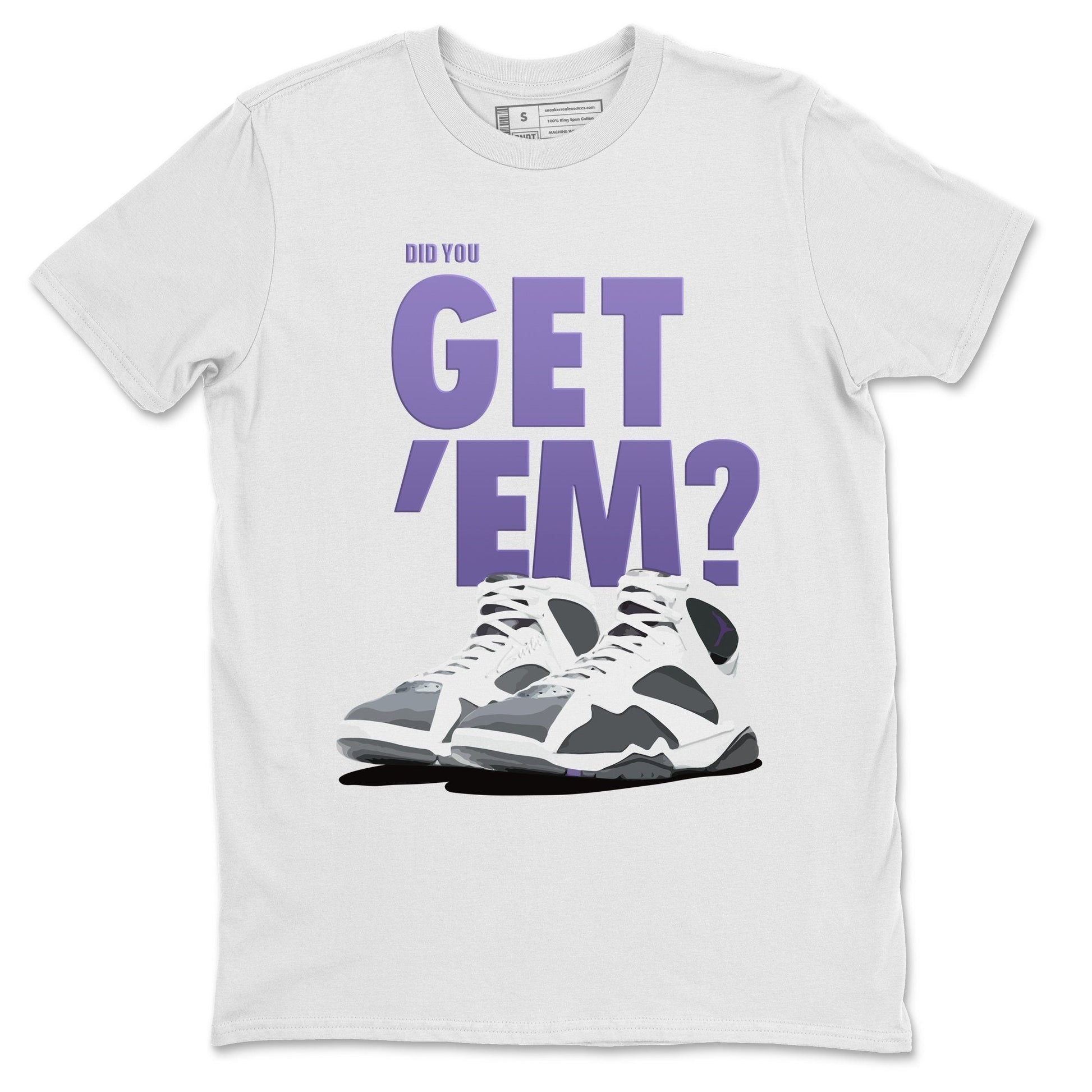 Jordan 7 Flint Sneaker Match Tees Did You Get Em SNRT Sneaker Tees Jordan 7 Flint SNRT Sneaker Release Tees Unisex Shirts