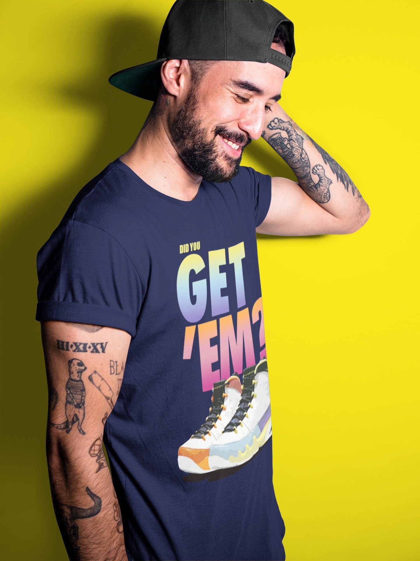 Jordan 9 Change The World Sneaker Match Tees Did You Get Em SNRT Sneaker Tees Jordan 9 Change The World SNRT Sneaker Release Tees Unisex Shirts