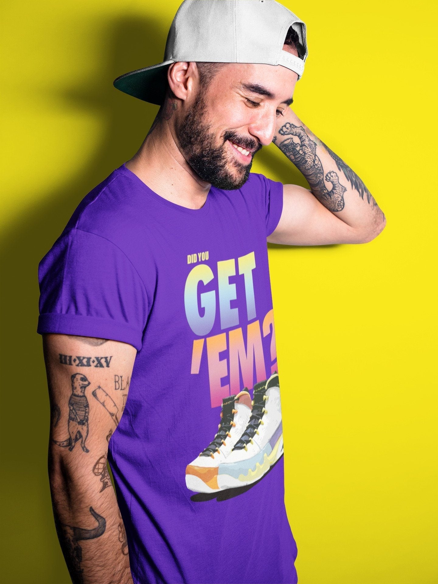 Jordan 9 Change The World Sneaker Match Tees Did You Get Em SNRT Sneaker Tees Jordan 9 Change The World SNRT Sneaker Release Tees Unisex Shirts