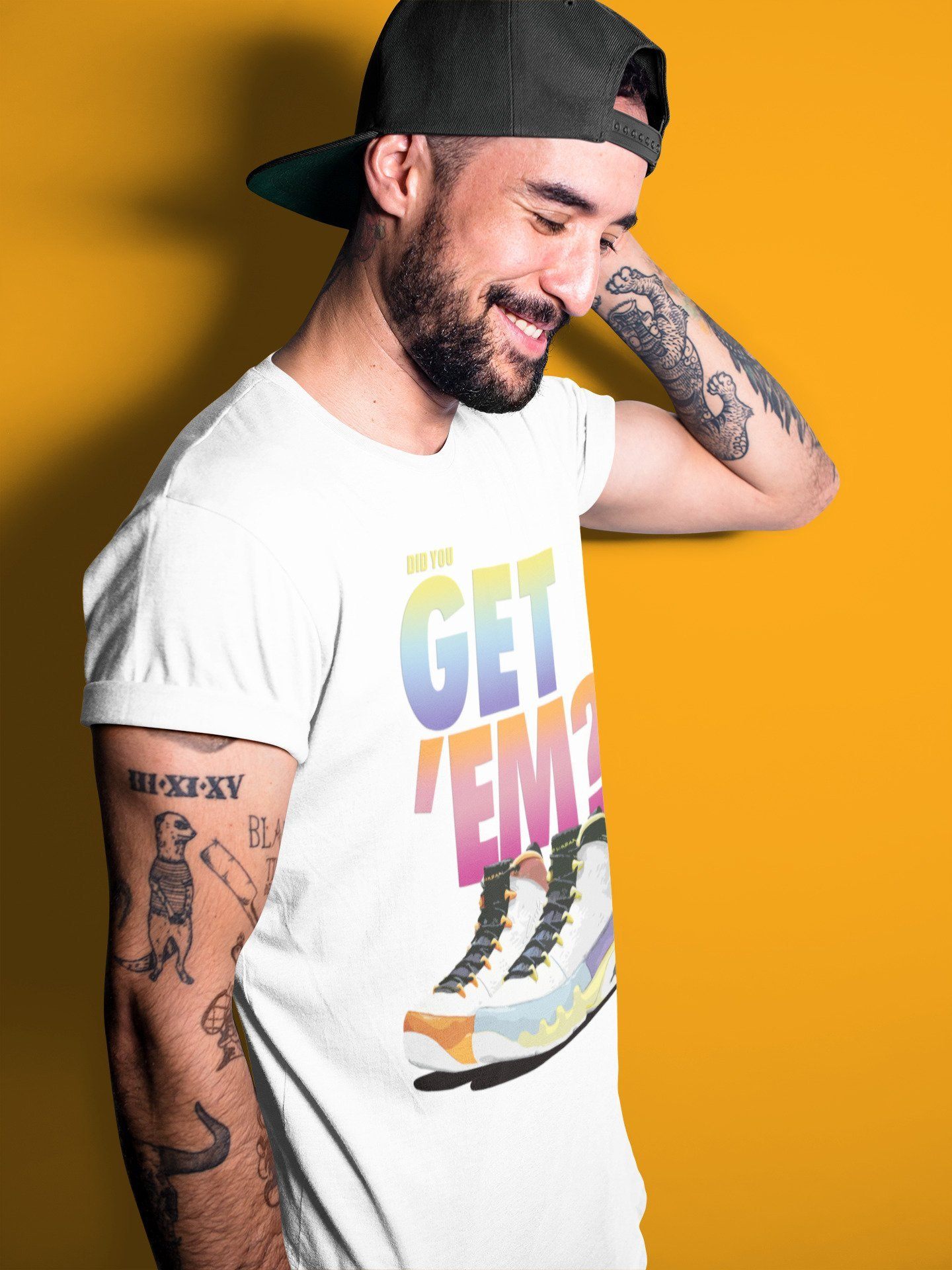 Jordan 9 Change The World Sneaker Match Tees Did You Get Em SNRT Sneaker Tees Jordan 9 Change The World SNRT Sneaker Release Tees Unisex Shirts