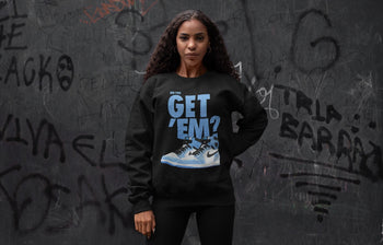 Jordan 1 University Blue Sneaker Match Tees Did You Get Em SNRT Sneaker Tees Jordan 1 University Blue SNRT Sneaker Release Tees Unisex Shirts