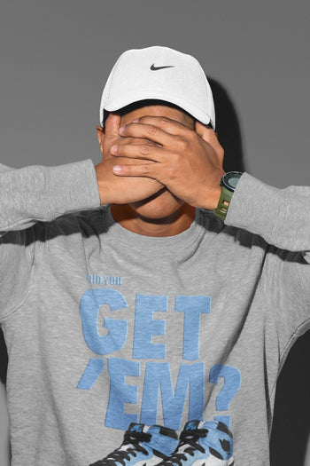 Jordan 1 University Blue Sneaker Match Tees Did You Get Em SNRT Sneaker Tees Jordan 1 University Blue SNRT Sneaker Release Tees Unisex Shirts