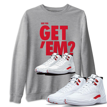 Jordan 12 Twist Sneaker Match Tees Did You Get Em SNRT Sneaker Tees Jordan 12 Twist SNRT Sneaker Release Tees Unisex Shirts