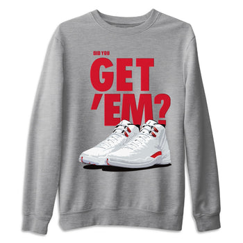 Jordan 12 Twist Sneaker Match Tees Did You Get Em SNRT Sneaker Tees Jordan 12 Twist SNRT Sneaker Release Tees Unisex Shirts