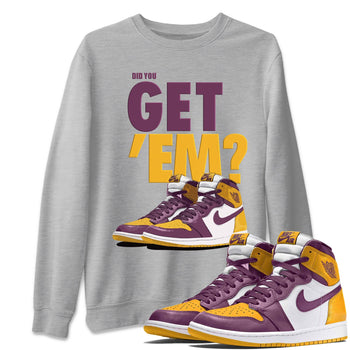 Jordan 1 Brotherhood Sneaker Match Tees Did You Get Em SNRT Sneaker Tees Jordan 1 Brotherhood SNRT Sneaker Release Tees Unisex Shirts