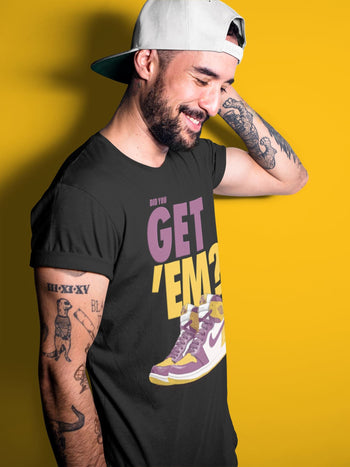 Jordan 1 Brotherhood Sneaker Match Tees Did You Get Em SNRT Sneaker Tees Jordan 1 Brotherhood SNRT Sneaker Release Tees Unisex Shirts