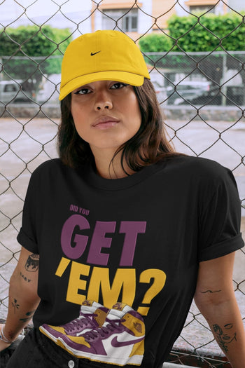 Jordan 1 Brotherhood Sneaker Match Tees Did You Get Em SNRT Sneaker Tees Jordan 1 Brotherhood SNRT Sneaker Release Tees Unisex Shirts