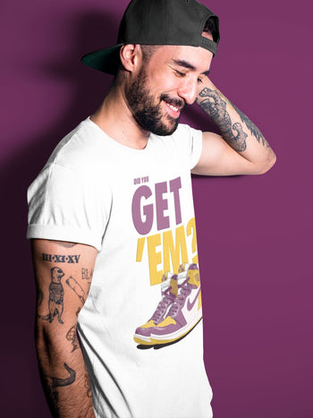 Jordan 1 Brotherhood Sneaker Match Tees Did You Get Em SNRT Sneaker Tees Jordan 1 Brotherhood SNRT Sneaker Release Tees Unisex Shirts