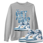 Jordan 1 Denim Sneaker Match Tees Did You Get 'Em SNRT Sneaker Tees Jordan 1 Denim SNRT Sneaker Release Tees Unisex Shirts