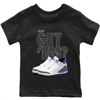 Jordan 3 Dark Iris Sneaker Match Tees Did You Get 'Em SNRT Sneaker Tees Jordan 3 Dark Iris SNRT Sneaker Release Tees Kids Shirts
