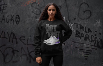 Jordan 3 Dark Iris Sneaker Match Tees Did You Get 'Em SNRT Sneaker Tees Jordan 3 Dark Iris SNRT Sneaker Release Tees Unisex Shirts