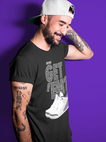 Jordan 3 Dark Iris Sneaker Match Tees Did You Get 'Em SNRT Sneaker Tees Jordan 3 Dark Iris SNRT Sneaker Release Tees Unisex Shirts