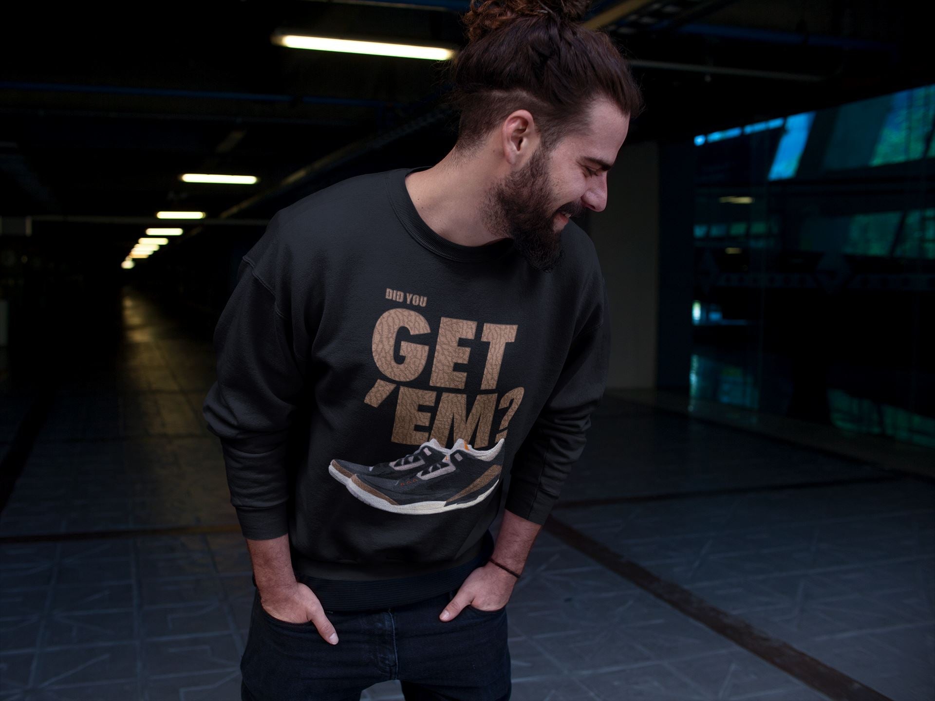 Jordan 3 Desert Elephant Sneaker Match Tees Did You Get 'Em SNRT Sneaker Tees Jordan 3 Desert Elephant SNRT Sneaker Release Tees Unisex Shirts