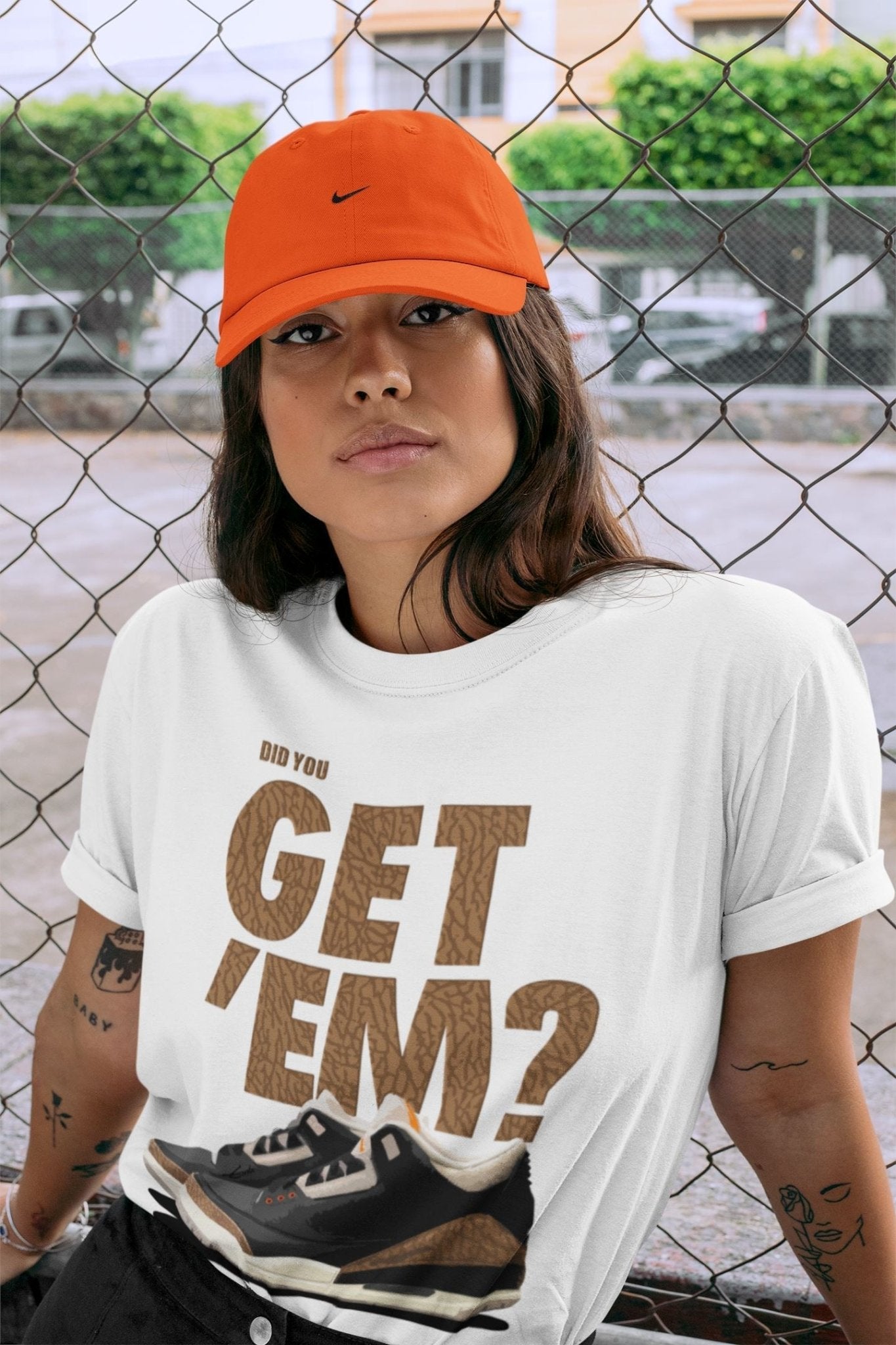 Jordan 3 Desert Elephant Sneaker Match Tees Did You Get 'Em SNRT Sneaker Tees Jordan 3 Desert Elephant SNRT Sneaker Release Tees Unisex Shirts