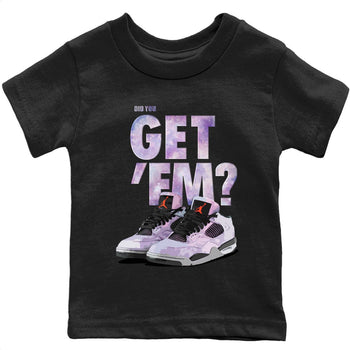 Jordan 4 Zen Master Sneaker Match Tees Did You Get Em SNRT Sneaker Tees Jordan 4 Zen Master SNRT Sneaker Release Tees Kids Shirts