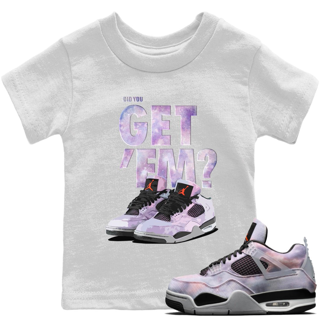 Jordan 4 Zen Master Sneaker Match Tees Did You Get Em SNRT Sneaker Tees Jordan 4 Zen Master SNRT Sneaker Release Tees Kids Shirts