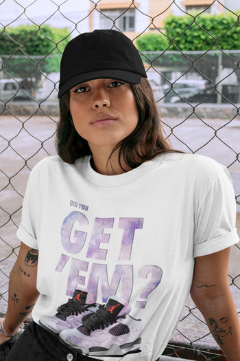Jordan 4 Zen Master Sneaker Match Tees Did You Get Em SNRT Sneaker Tees Jordan 4 Zen Master SNRT Sneaker Release Tees Unisex Shirts