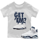 Jordan 6 Midnight Navy Sneaker Match Tees Did You Get 'Em SNRT Sneaker Tees Jordan 6 Midnight Navy SNRT Sneaker Release Tees Kids Shirts