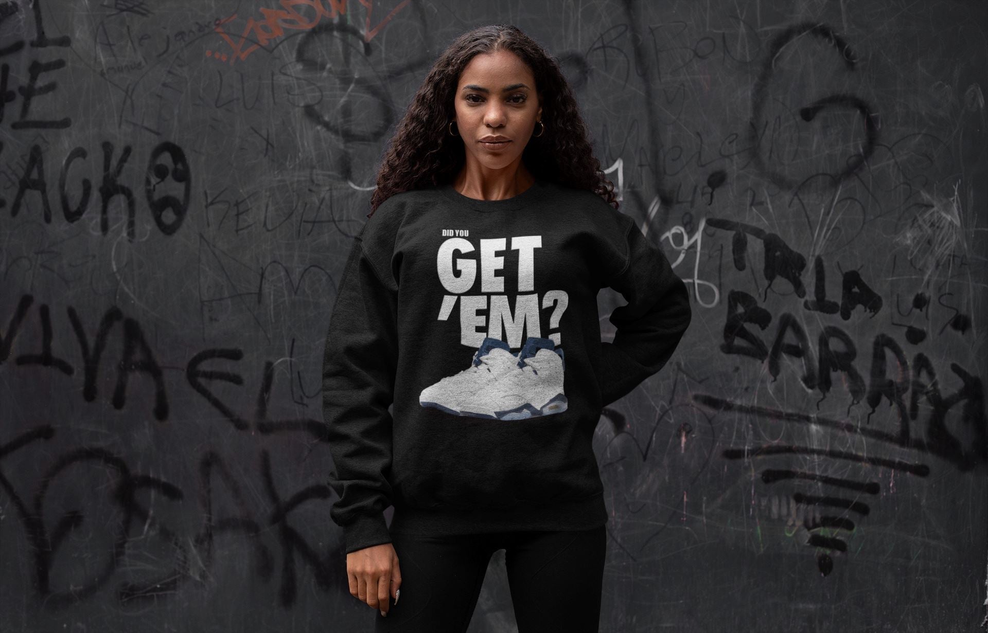 Jordan 6 Midnight Navy Sneaker Match Tees Did You Get 'Em SNRT Sneaker Tees Jordan 6 Midnight Navy SNRT Sneaker Release Tees Unisex Shirts