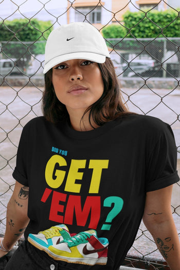 Dunk Free 99 White Sneaker Match Tees Did You Get Em SNRT Sneaker Tees Dunk Free 99 White SNRT Sneaker Release Tees Unisex Shirts