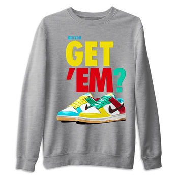 Dunk Free 99 White Sneaker Match Tees Did You Get Em SNRT Sneaker Tees Dunk Free 99 White SNRT Sneaker Release Tees Unisex Shirts