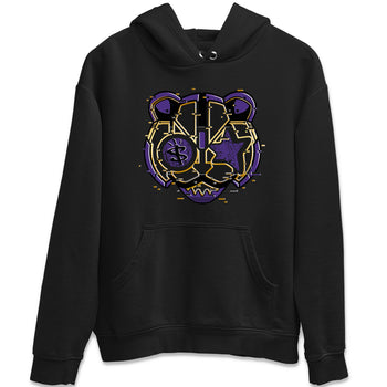 Air Jordan 12 Field Purple Sneaker Match Tees Digital Cat Face Sneaker Tees 12s Field Purple Sneaker Release Tees Unisex Shirts Black 2