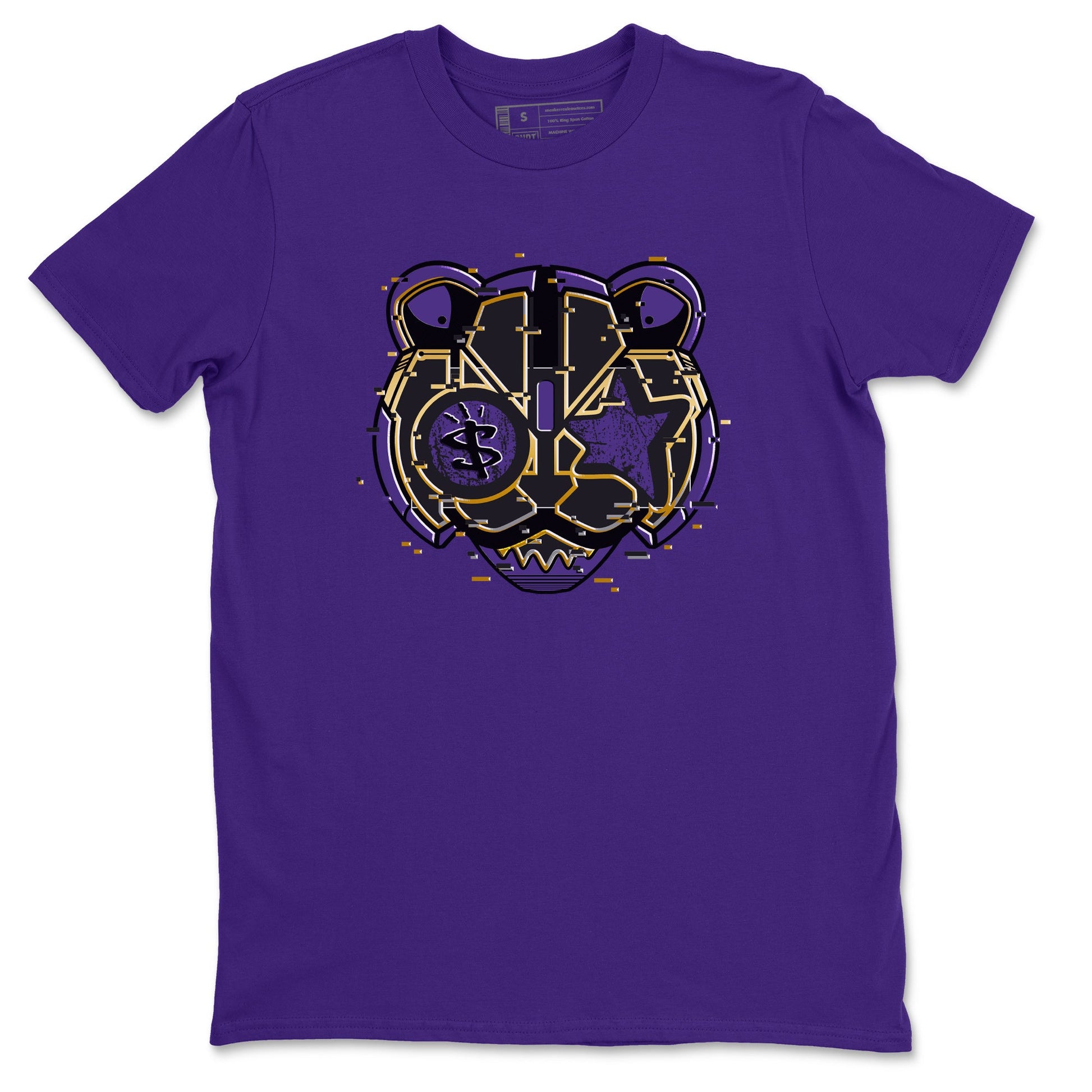 Air Jordan 12 Field Purple Sneaker Match Tees Digital Cat Face Sneaker Tees 12s Field Purple Sneaker Release Tees Unisex Shirts Purple 2