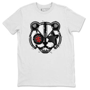 Air Jordan 13 Black Flint Sneaker Match Tees Digital Cat Face Sneaker Tees Air Jordan 13 Retro Black Flint Sneaker Release Tees Unisex Shirts White 2