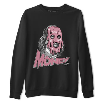 Air Jordan 1 Mauve shirt to match jordans Dirty Money sneaker tees AJ1Mauve SNRT Sneaker Release Tees Unisex Black 2 T-Shirt