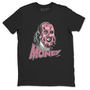 Air Jordan 1 Mauve shirt to match jordans Dirty Money sneaker tees AJ1Mauve SNRT Sneaker Release Tees Unisex Black 2 T-Shirt