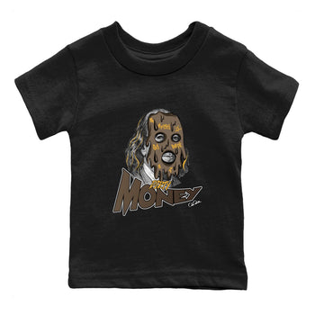 Air Jordan 1 Palomino shirt to match jordans Dirty Money sneaker tees AJ1 High Palomino SNRT Sneaker Release Tees Baby Toddler Black 2 T-Shirt