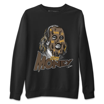 Air Jordan 1 Palomino shirt to match jordans Dirty Money sneaker tees AJ1 High Palomino SNRT Sneaker Release Tees Unisex Black 2 T-Shirt