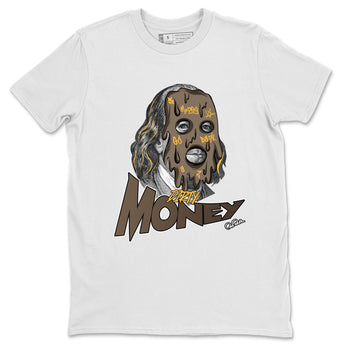 Air Jordan 1 Palomino shirt to match jordans Dirty Money sneaker tees AJ1 High Palomino SNRT Sneaker Release Tees Unisex White 2 T-Shirt