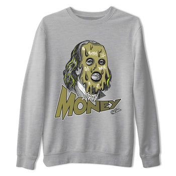 Air Jordan 1 Travis Scott Golf shirt to match jordans Dirty Money sneaker tees AJ1 lowTravis Scott Golf SNRT Sneaker Release Tees Unisex Heather Grey 2 T-Shirt