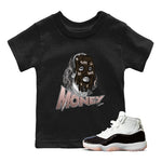 Air Jordan 11 Neapolitan shirt to match jordans Dirty Money sneaker tees AJ11 Neapolitan SNRT Sneaker Release Tees Baby Toddler Black 1 T-Shirt