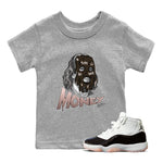 Air Jordan 11 Neapolitan shirt to match jordans Dirty Money sneaker tees AJ11 Neapolitan SNRT Sneaker Release Tees Baby Toddler Heather Grey 1 T-Shirt