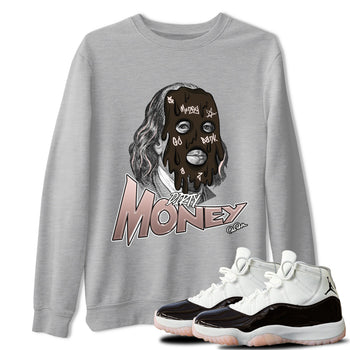 Air Jordan 11 Neapolitan shirt to match jordans Dirty Money sneaker tees AJ11 Neapolitan SNRT Sneaker Release Tees Unisex Heather Grey 1 T-Shirt