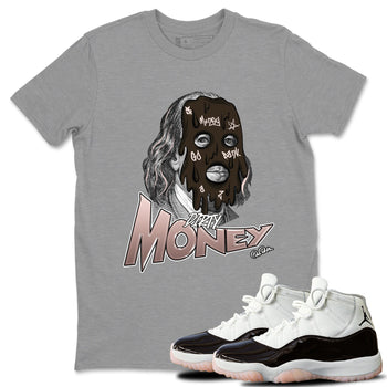 Air Jordan 11 Neapolitan shirt to match jordans Dirty Money sneaker tees AJ11 Neapolitan SNRT Sneaker Release Tees Unisex Heather Grey 1 T-Shirt