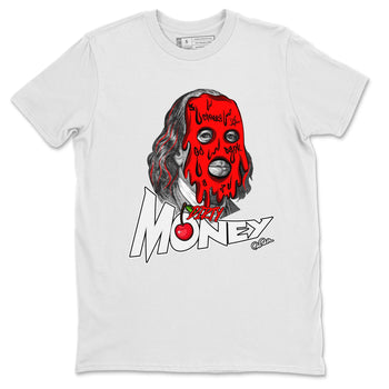 Air Jordan 12 Cherry Sneaker Match Tees Dirty Money Sneaker Tees AJ12 Cherry Sneaker Release Tees Unisex Shirts White 2