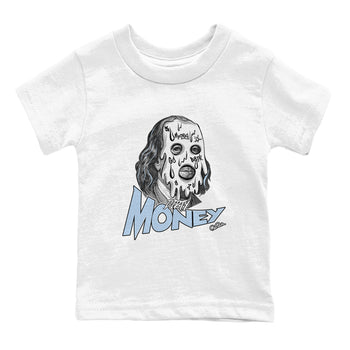 Air Jordan 13 Blue Grey shirt to match jordans Dirty Money sneaker tees AJ13 Blue Grey SNRT sneaker release tees baby toddler White 2 cotton Shirt