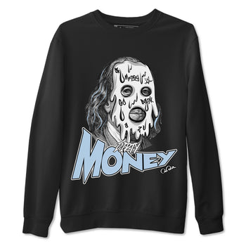Air Jordan 13 Blue Grey shirt to match jordans Dirty Money sneaker tees AJ13 Blue Grey SNRT Sneaker Release Tees unisex cotton Black 2 crew neck shirt