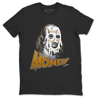Air Jordan 13 Wheat Sneaker Match Tees Dirty Money Sneaker Tees AJ13 Wheat Sneaker Release Tees Unisex Shirts Black 2