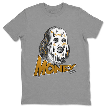 Air Jordan 13 Wheat Sneaker Match Tees Dirty Money Sneaker Tees AJ13 Wheat Sneaker Release Tees Unisex Shirts Heather Grey 2