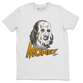 Air Jordan 13 Wheat Sneaker Match Tees Dirty Money Sneaker Tees AJ13 Wheat Sneaker Release Tees Unisex Shirts White 2
