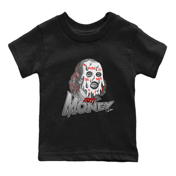 Air Jordan 13 Wolf Grey Dirty Money Baby and Kids Sneaker Tees AJ13 Wolf Grey Kids Sneaker Tees Washing and Care Tip