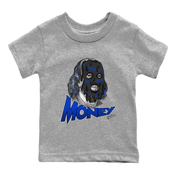 Air Jordan 14 Laney Sneaker Match Tees Dirty Money Sneaker Tees AJ14 Laney Sneaker Release Tees Kids Shirts Heather Grey 2