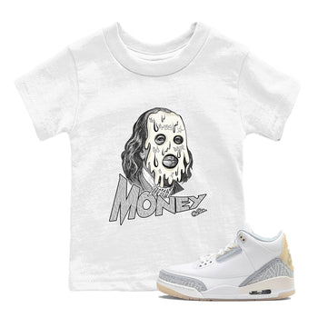 3s Ivory shirt to match jordans Dirty Money sneaker tees Air Jordan 3 Ivory SNRT sneaker release tees baby toddler White 1 cotton Shirt