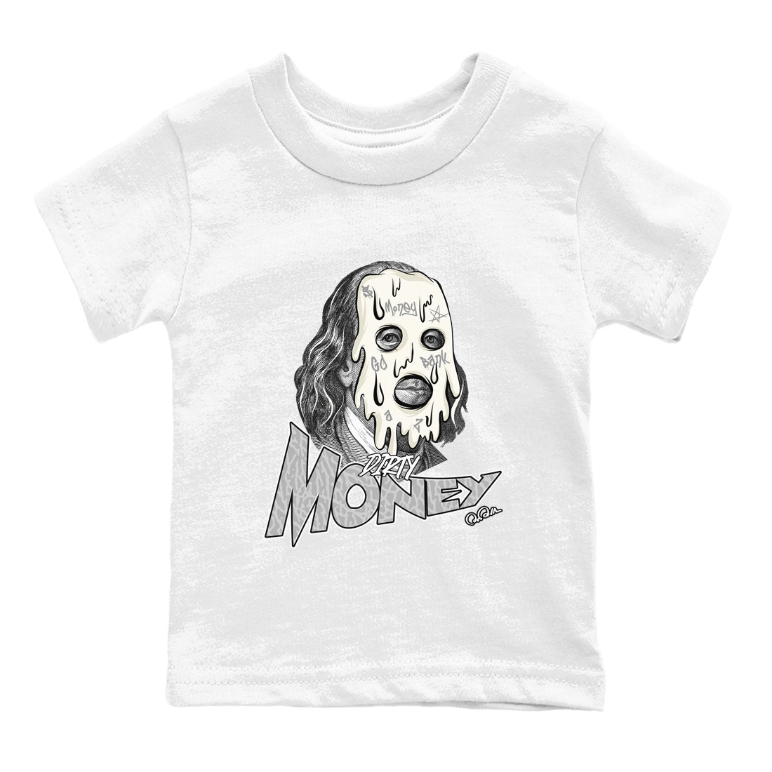 3s Ivory shirt to match jordans Dirty Money sneaker tees Air Jordan 3 Ivory SNRT sneaker release tees baby toddler White 2 cotton Shirt
